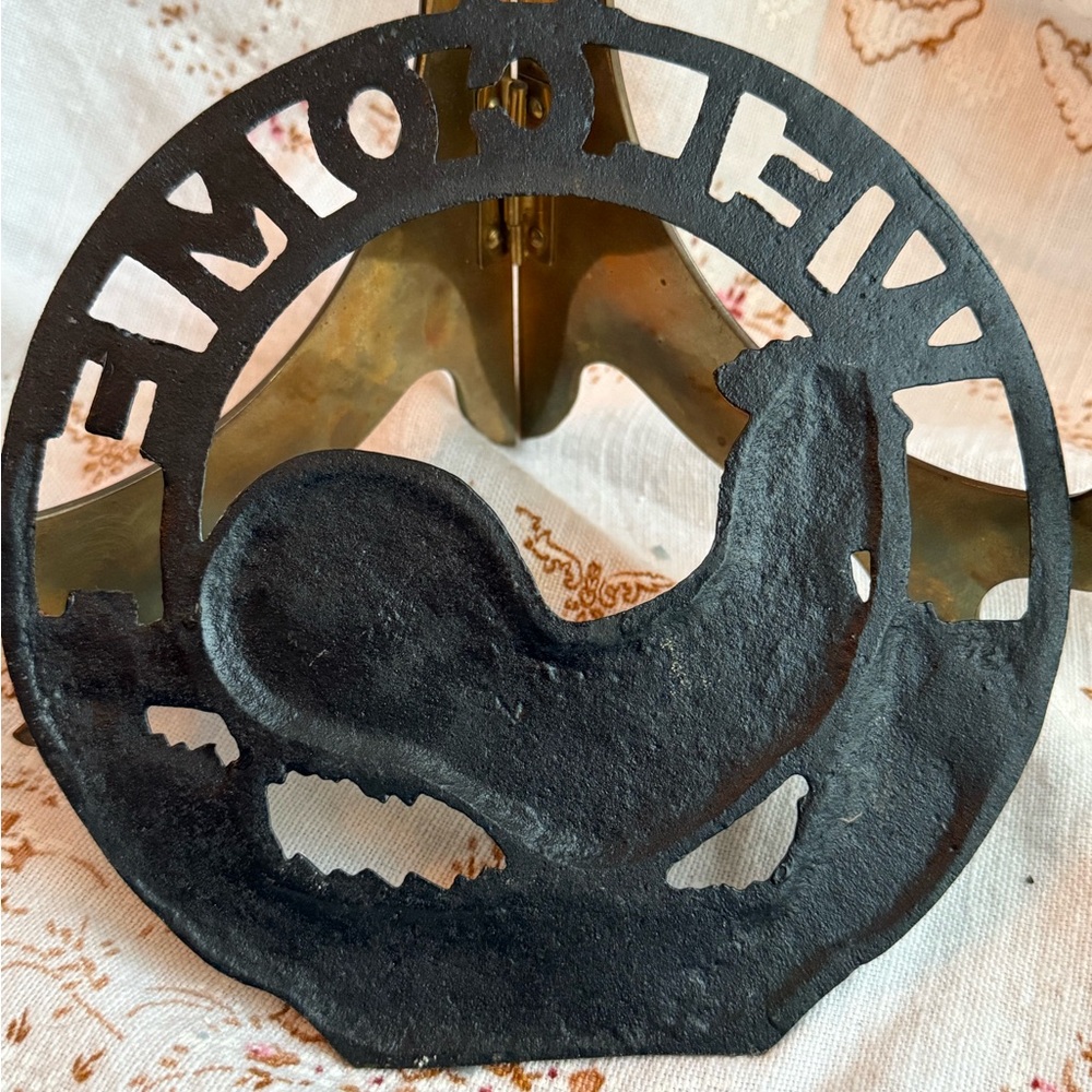 Colorful Rooster Cast iron Welcome Sign - Picture 3 of 7